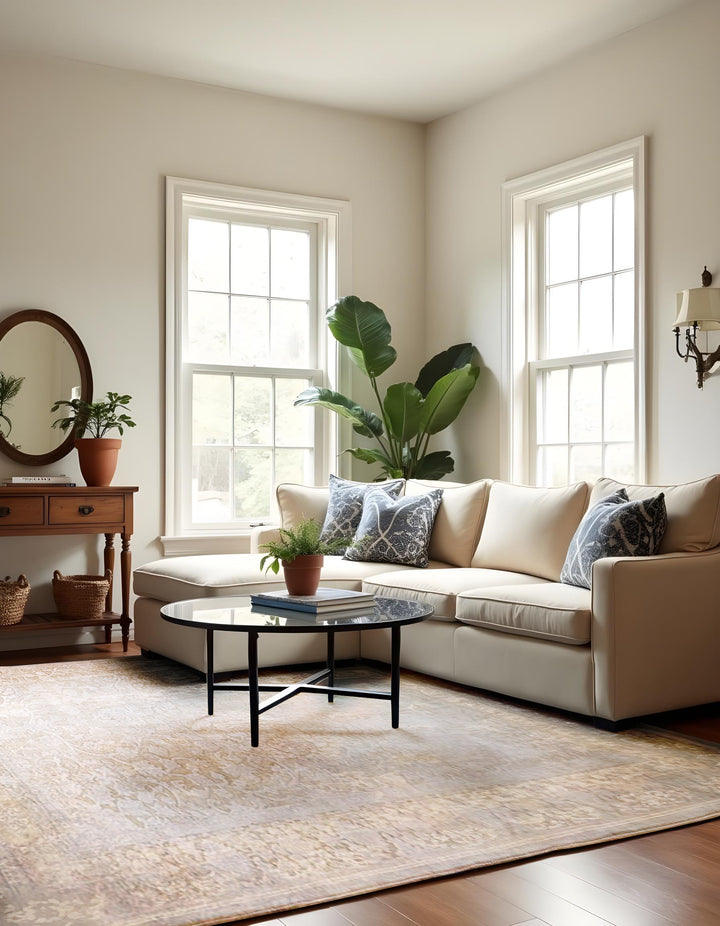 Oriental Silk Wash Chobi Rug - Size: 10 x 6.9