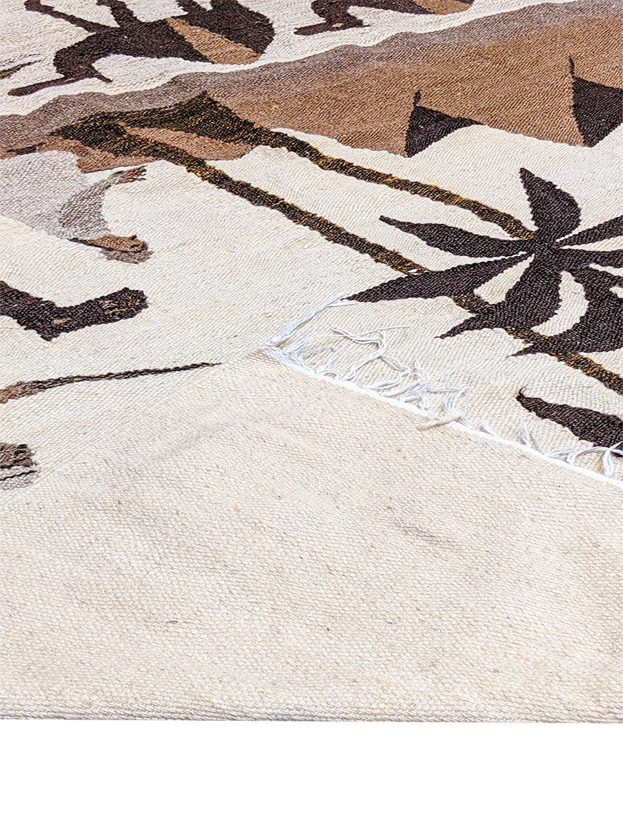 Pueblo - Size: 4.11 x 3.5 - Imam Carpet Co