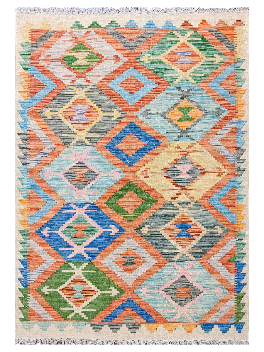 Panjshir - Size: 4.10 x 3.3 - Imam Carpet Co