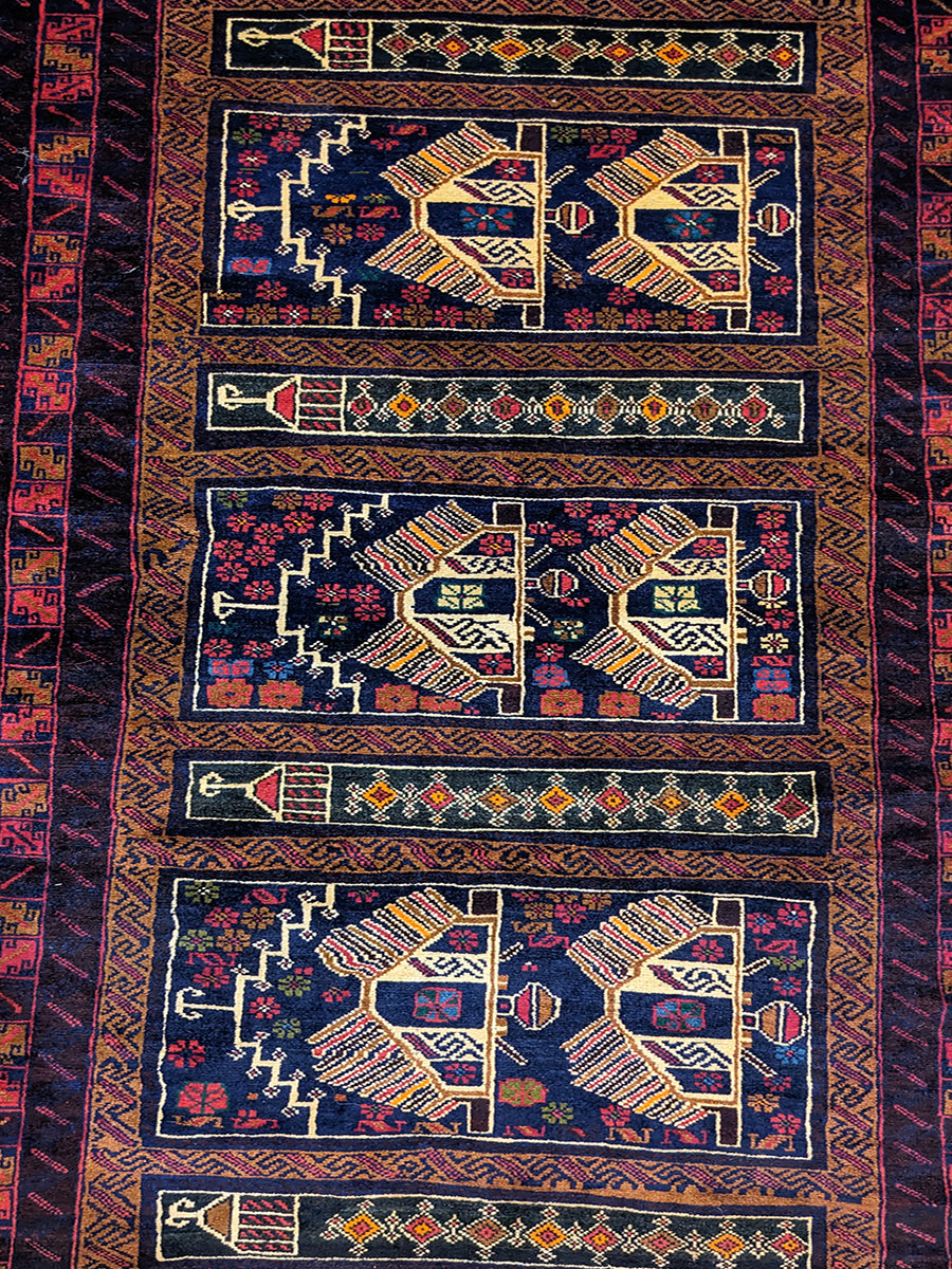 Mughal - Size: 10.2 x 3.7 - Imam Carpet Co