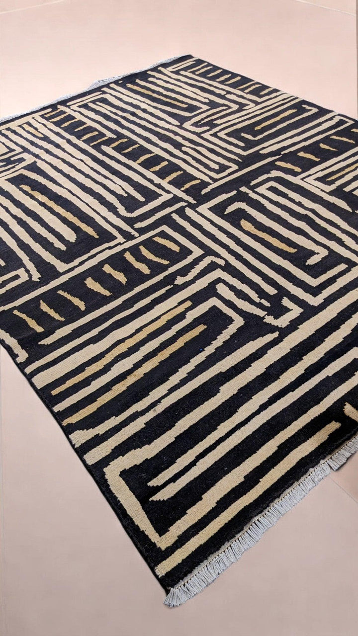 Zulu Hand Knotted Rug - Size: 9.10 x 8