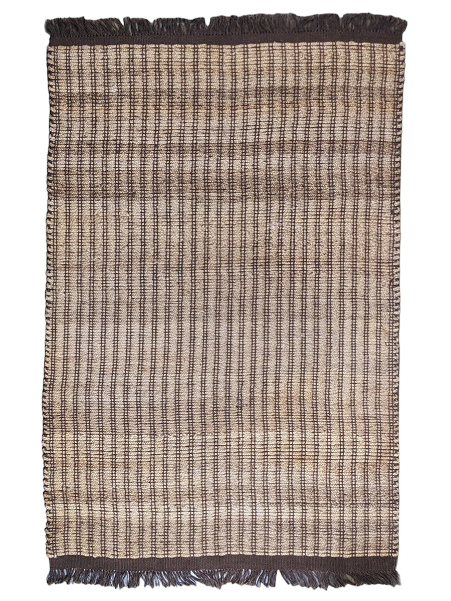 Flatweave Natural Jute Rug - Size: 8.1 x 5.1