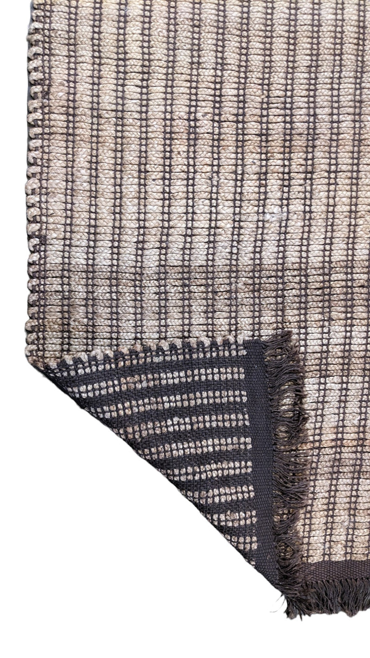 Flatweave Natural Jute Rug - Size: 8.1 x 5.1