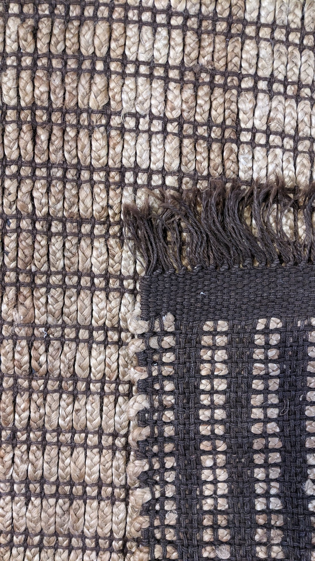 Flatweave Natural Jute Rug - Size: 8.1 x 5.1
