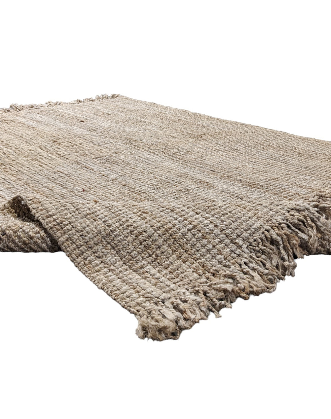 Chunky Natural Jute Rug - Size: 7.4 x 5.3