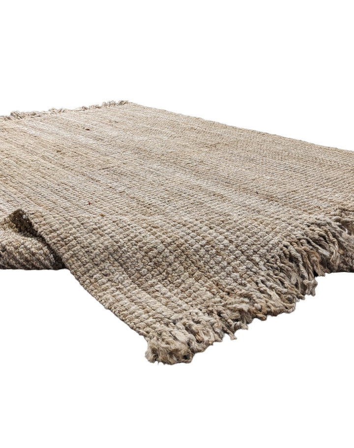 Chunky Natural Jute Rug - Size: 7.4 x 5.3