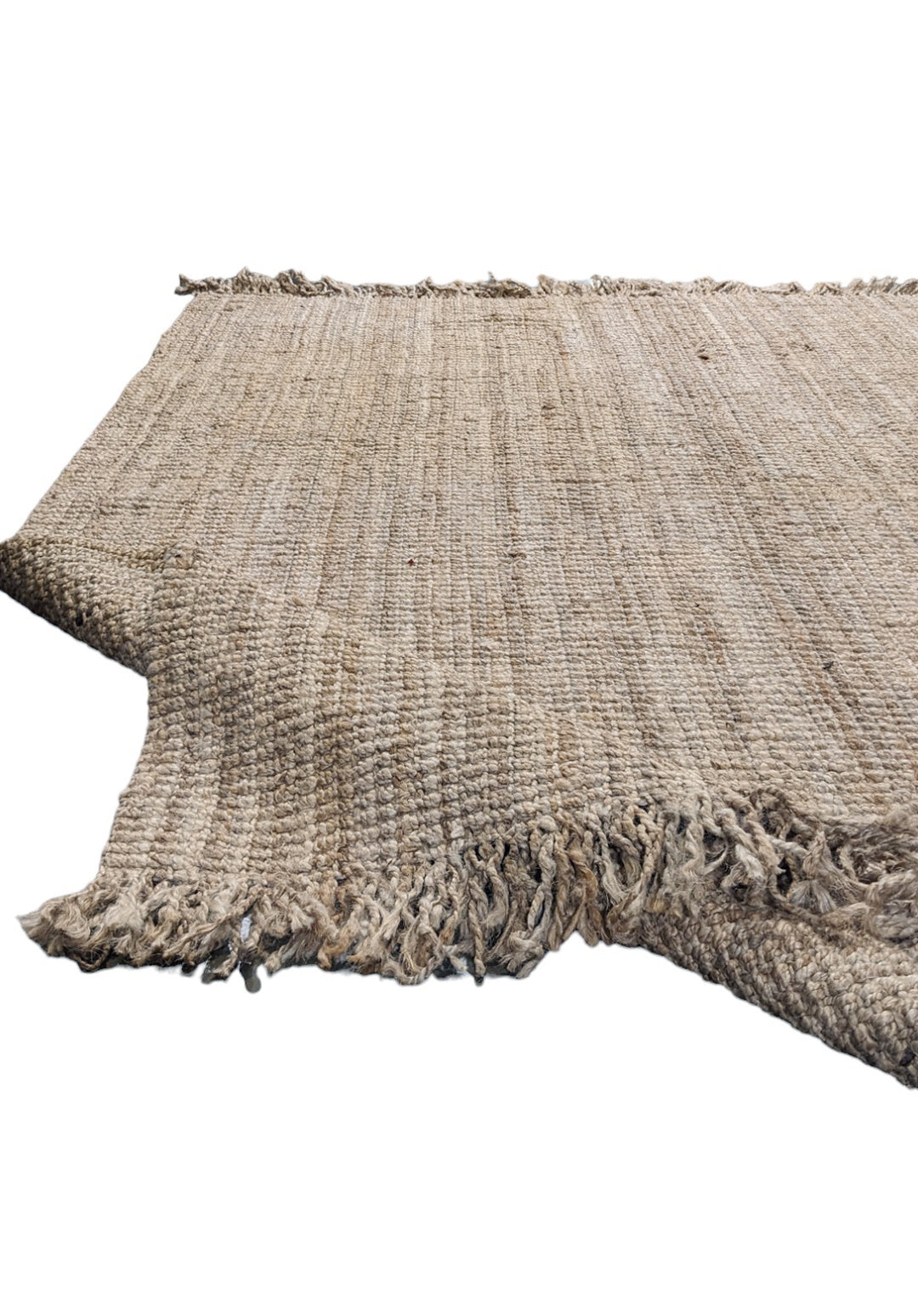 Chunky Natural Jute Rug - Size: 7.4 x 5.3