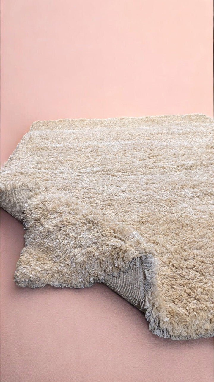 Axiom Shaggy Hand Knotted Rug - Size: 9 x 6.4