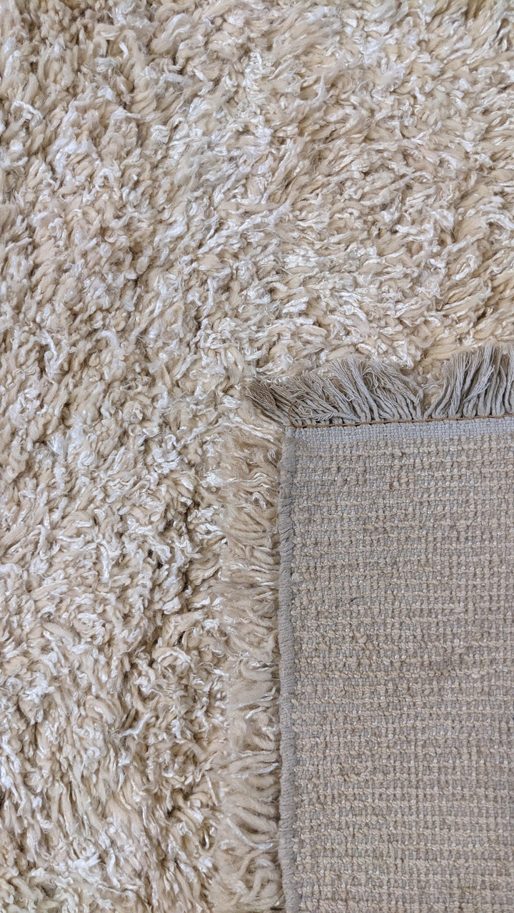 Axiom Shaggy Hand Knotted Rug - Size: 9 x 6.4