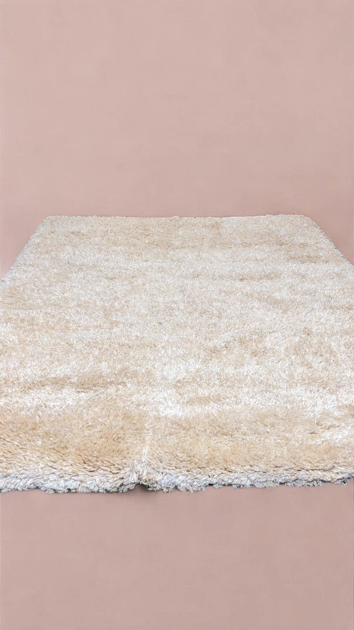 Lumen Shaggy Hand Knotted Rug - Size: 8.7 x 6.3