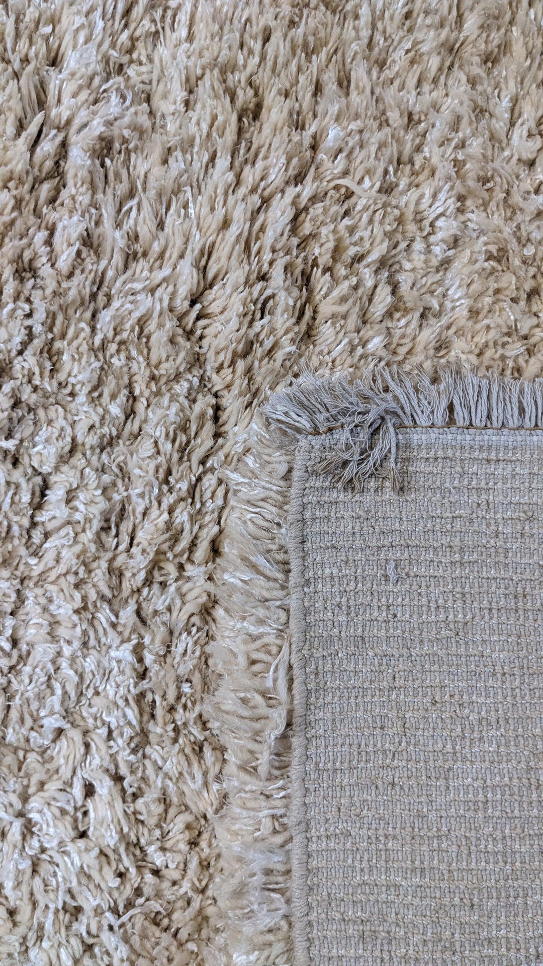 Lumen Shaggy Hand Knotted Rug - Size: 8.7 x 6.3