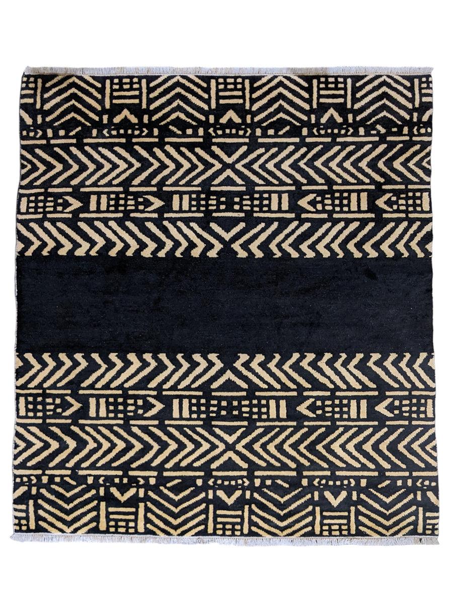 Dinka Hand Knotted Rug - Size: 9.11 x 8.3