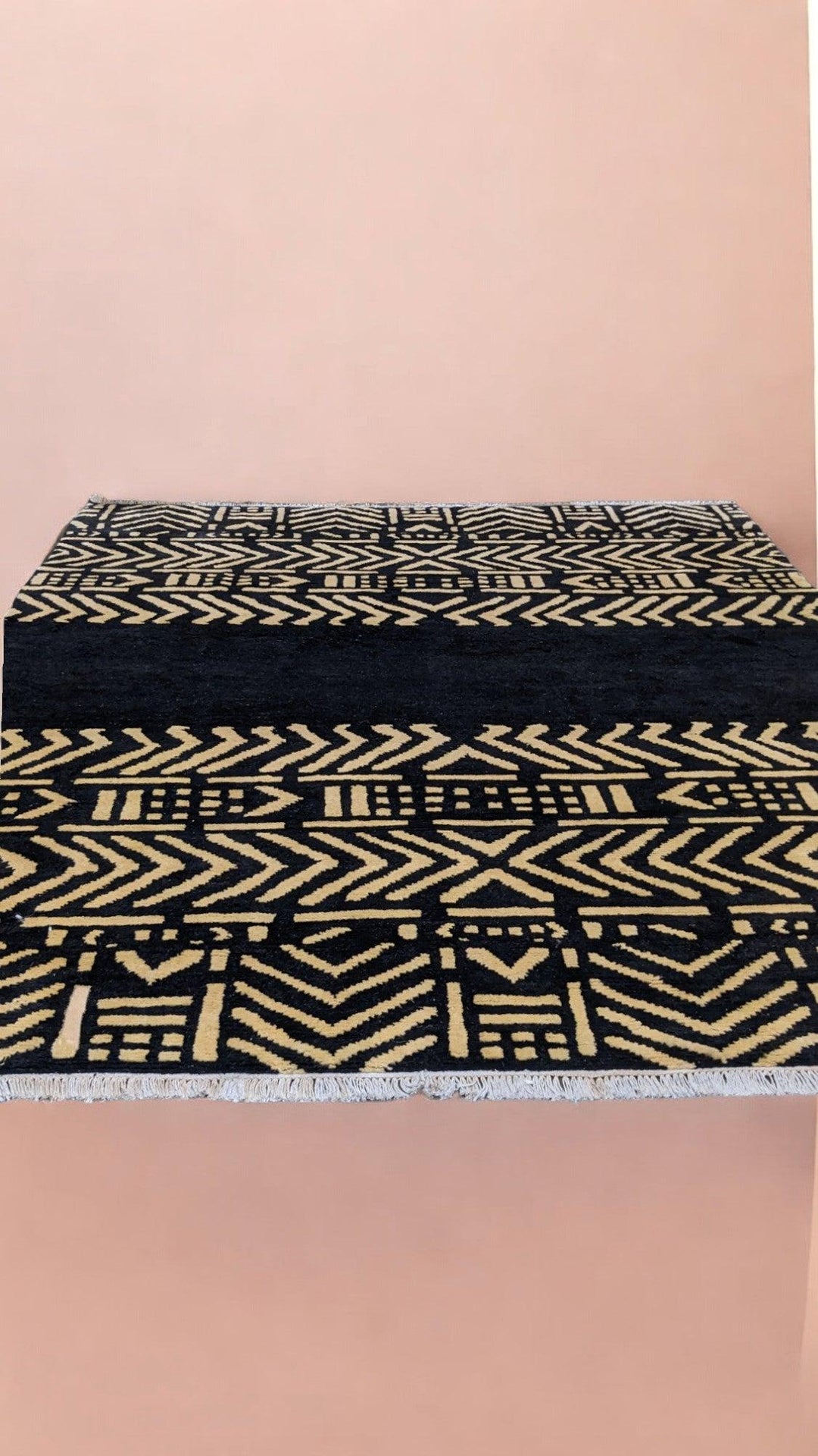 Dinka Hand Knotted Rug - Size: 9.11 x 8.3