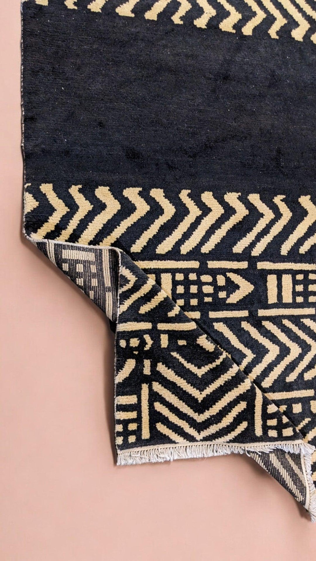 Dinka Hand Knotted Rug - Size: 9.11 x 8.3