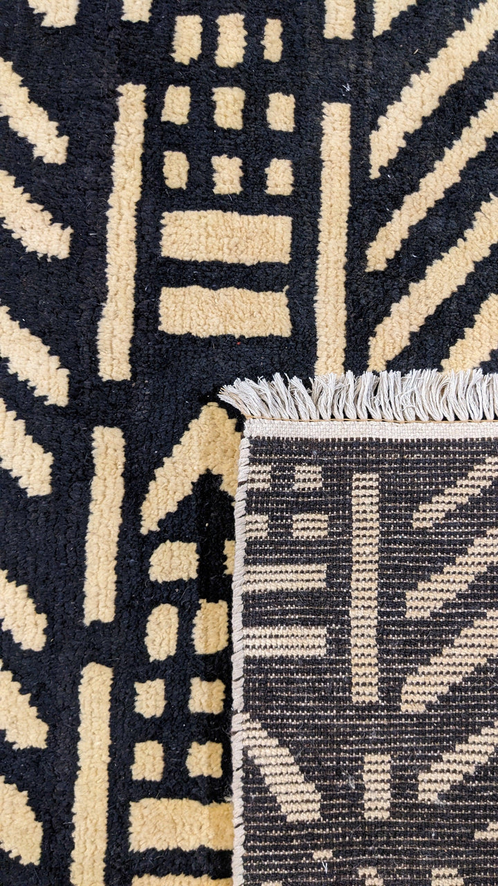 Dinka Hand Knotted Rug - Size: 9.11 x 8.3
