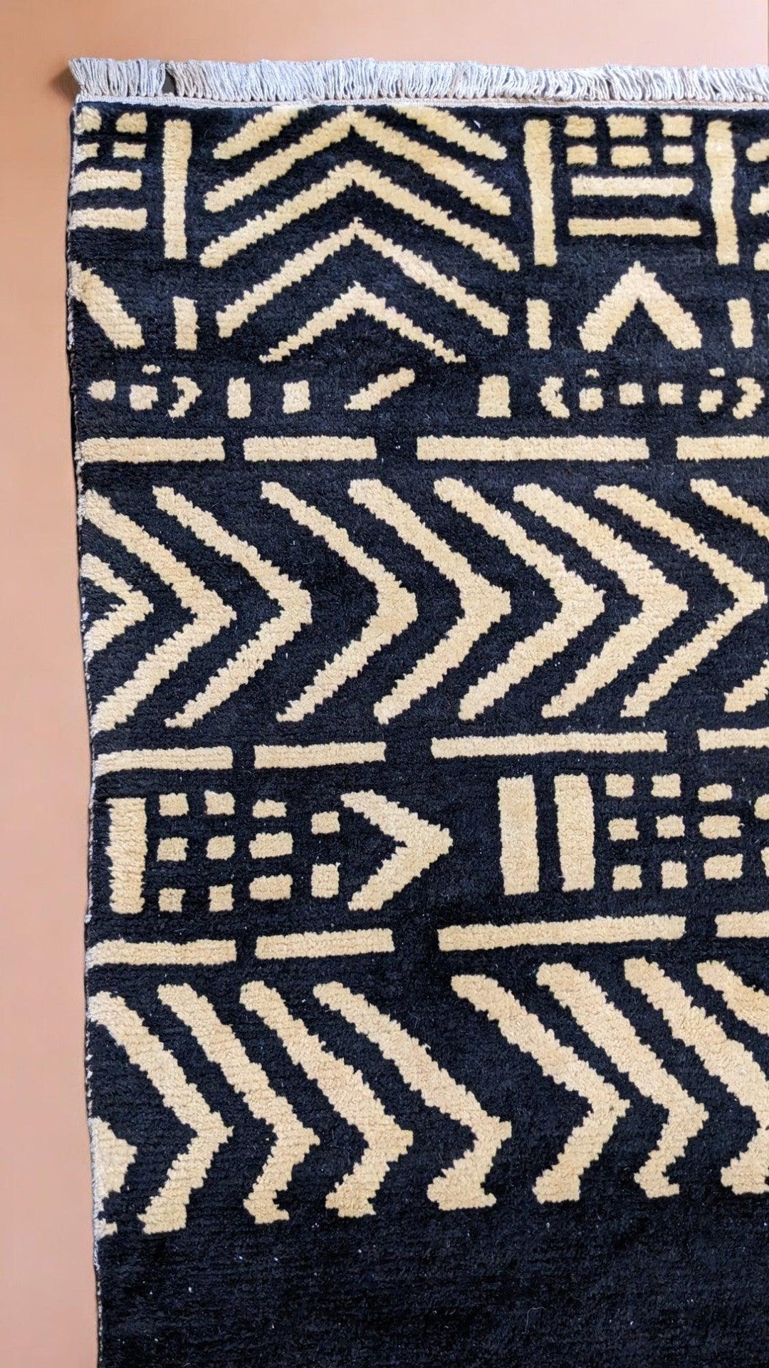 Dinka Hand Knotted Rug - Size: 9.11 x 8.3