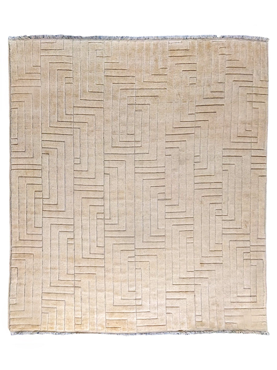 Zeva Hand Knotted Rug - Size: 8.6 x 10