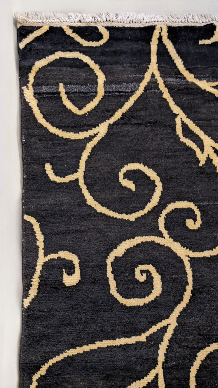 Crimson Berber Wool Rug - Size: 6 x 4