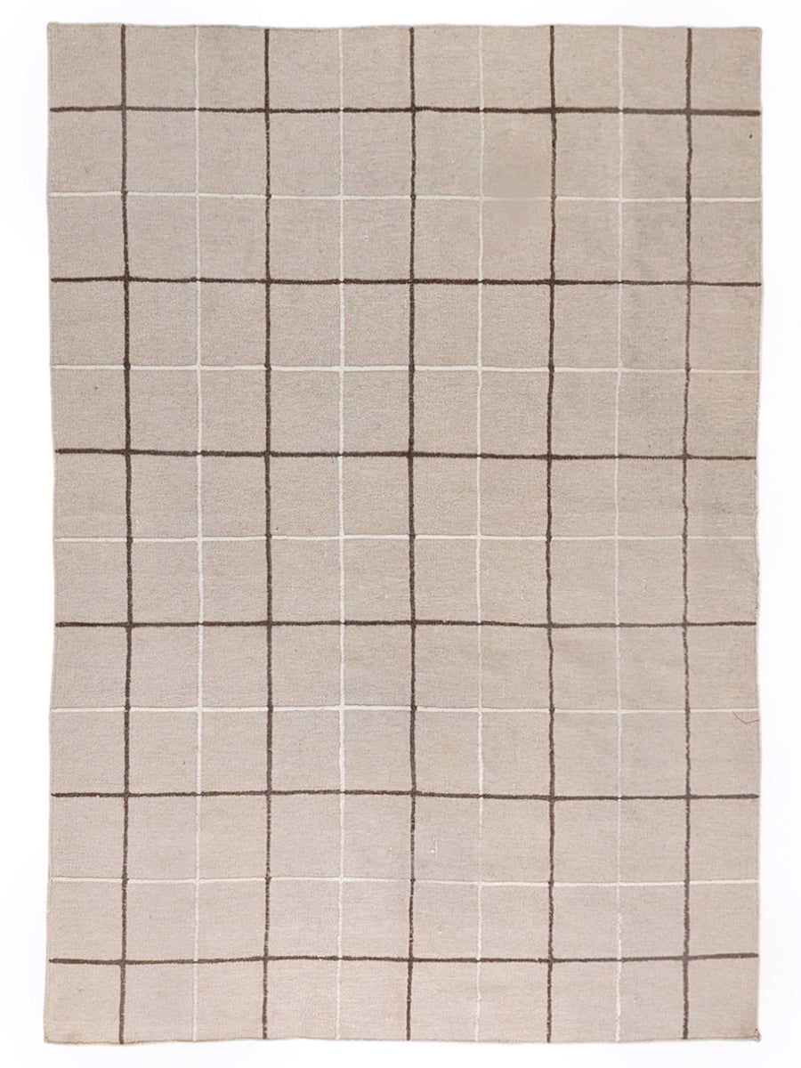 Modern Flatweave Rug - Size: 9.6 x 6.8