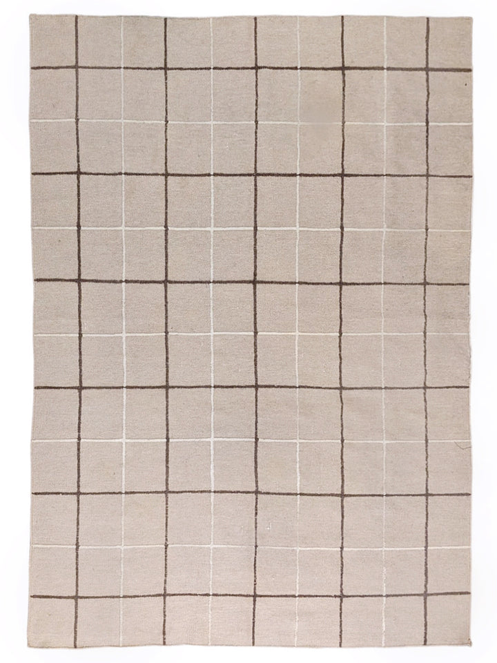 Modern Flatweave Rug - Size: 9.6 x 6.8