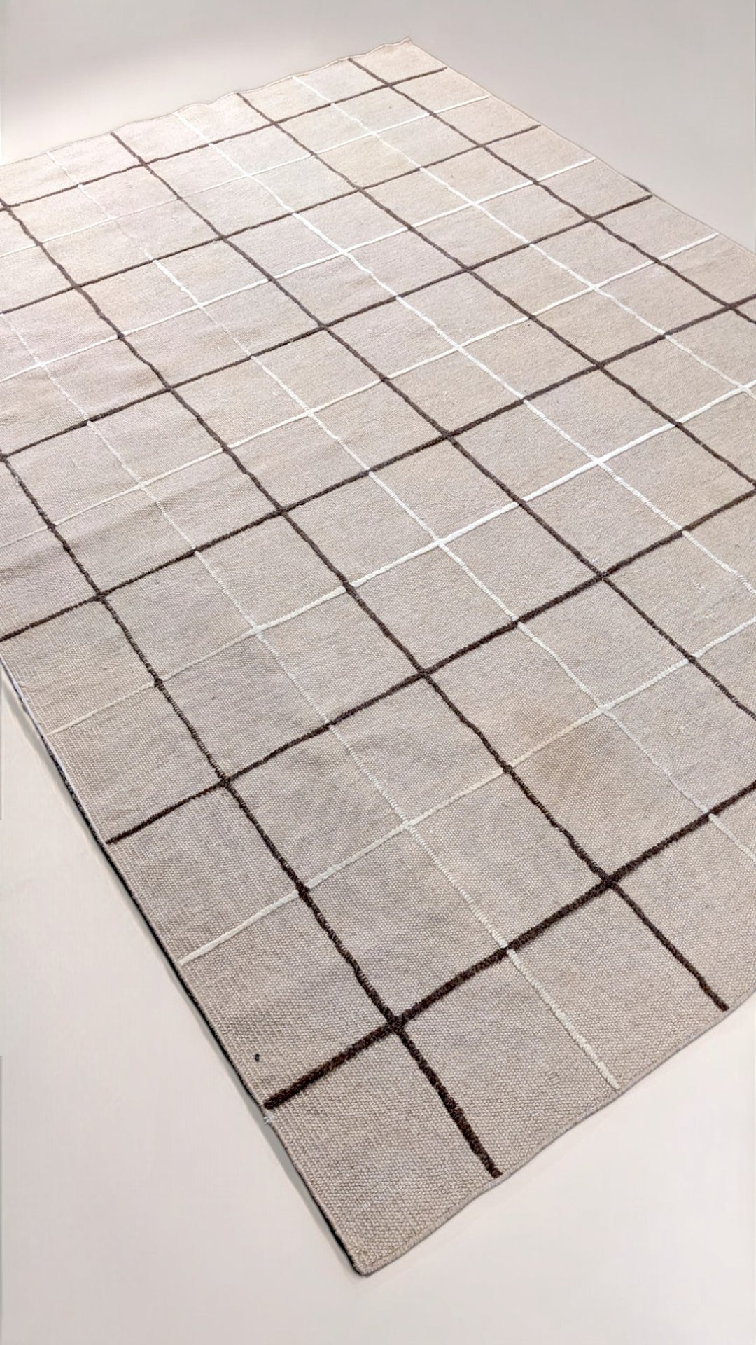 Modern Flatweave Rug - Size: 9.6 x 6.8