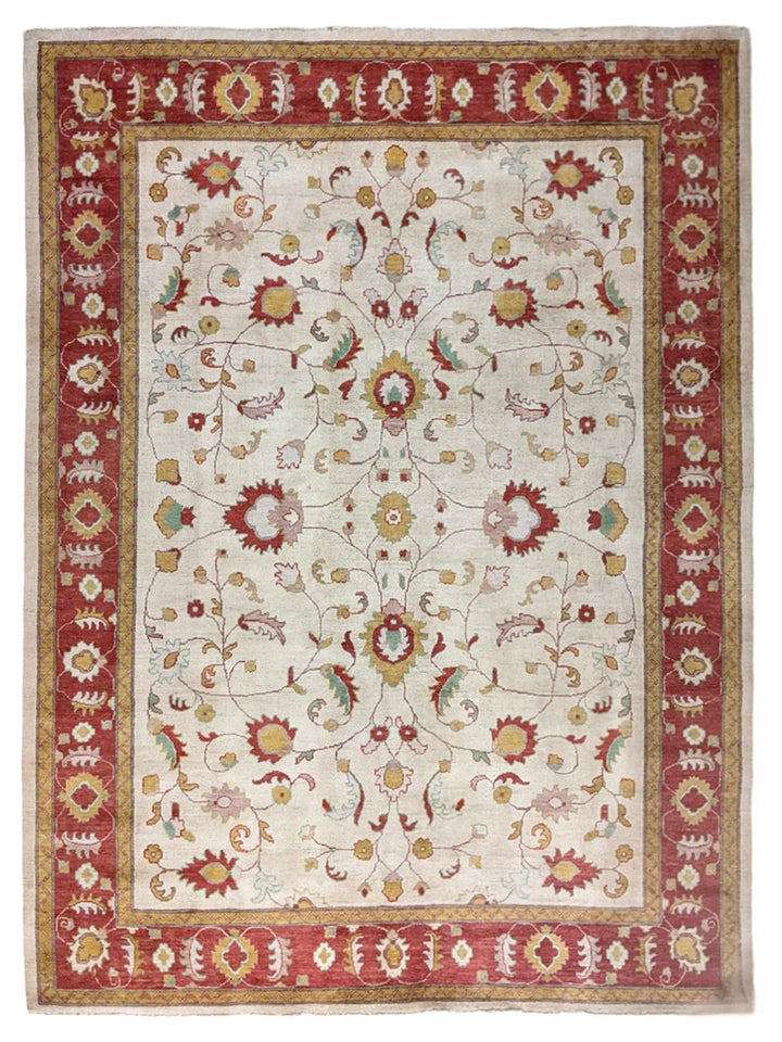 Farahan Ziegler Afghan Chobi Rug - Size: 11.8 x 8.10