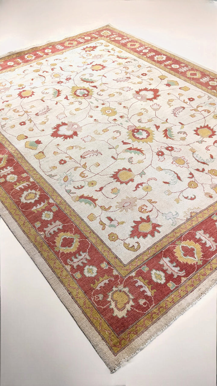 Farahan Ziegler Afghan Chobi Rug - Size: 11.8 x 8.10