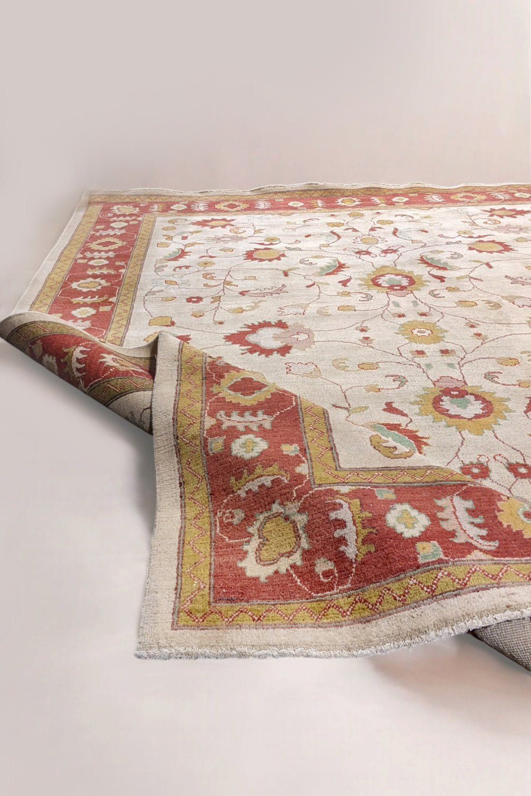 Farahan Ziegler Afghan Chobi Rug - Size: 11.8 x 8.10