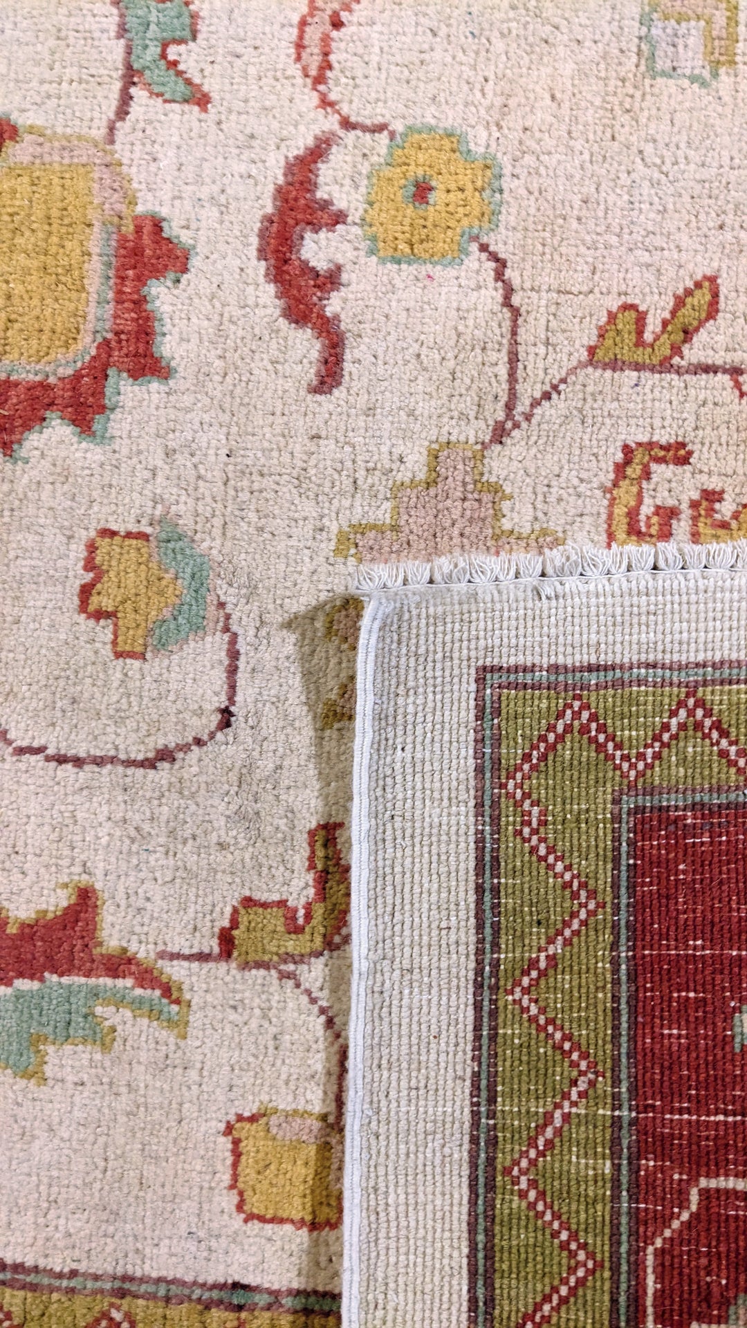 Farahan Ziegler Afghan Chobi Rug - Size: 11.8 x 8.10