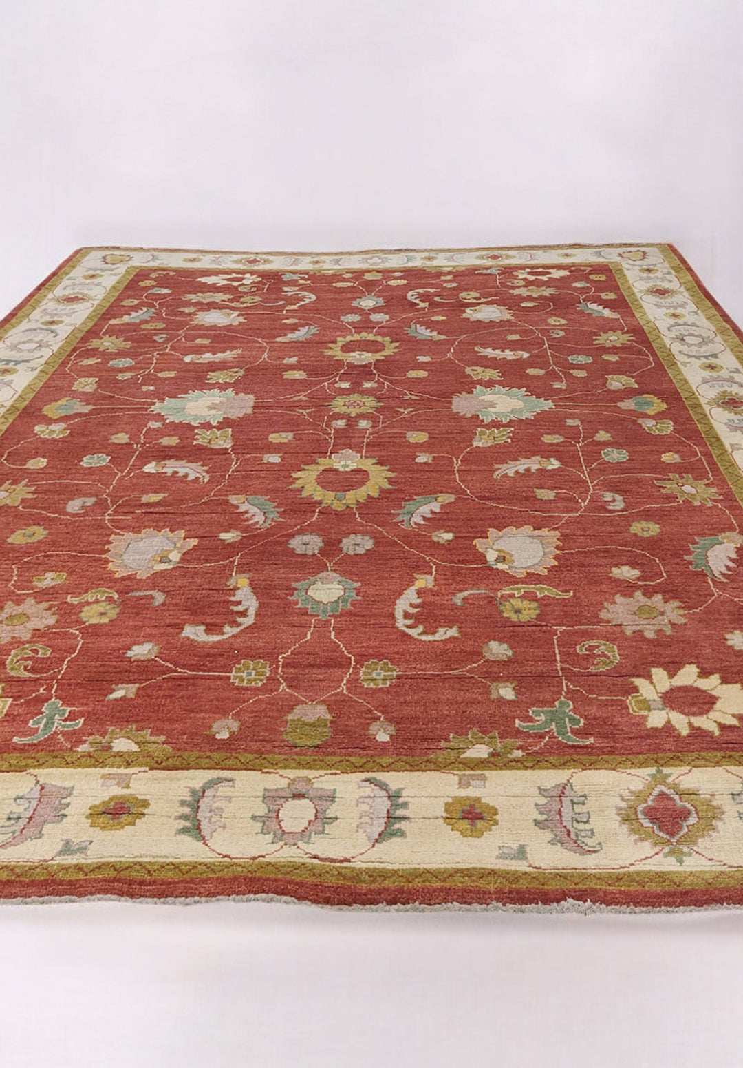 Serenza Sultani Modern Chobi Hand Knotted Wool Rug - Size: 11 x 8.6