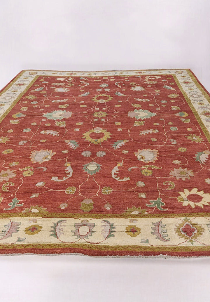 Serenza Sultani Modern Chobi Hand Knotted Wool Rug - Size: 11 x 8.6