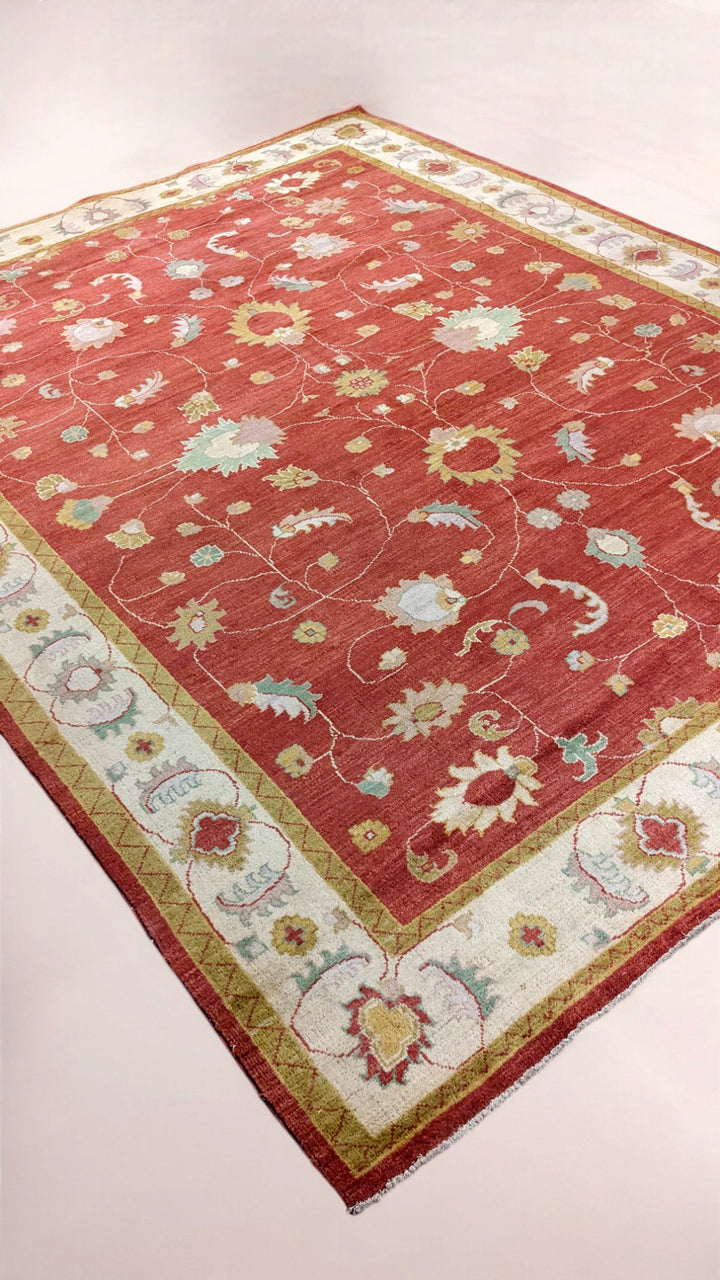 Serenza Sultani Modern Chobi Hand Knotted Wool Rug - Size: 11 x 8.6