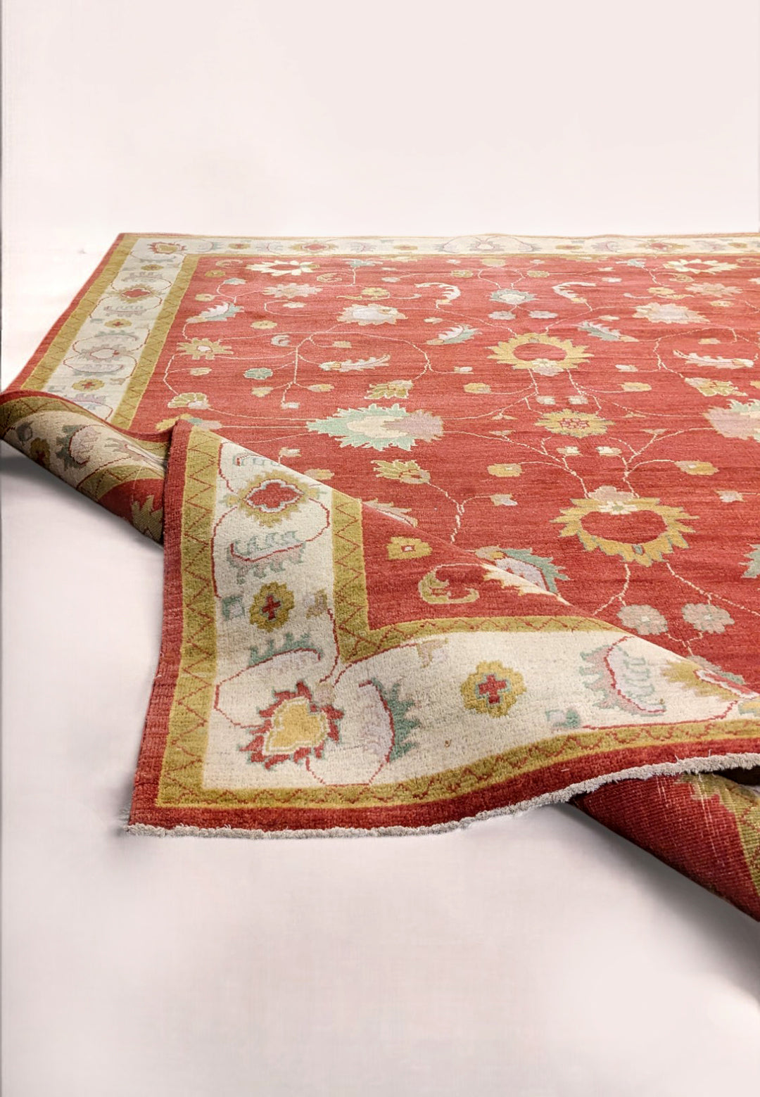 Serenza Sultani Modern Chobi Hand Knotted Wool Rug - Size: 11 x 8.6