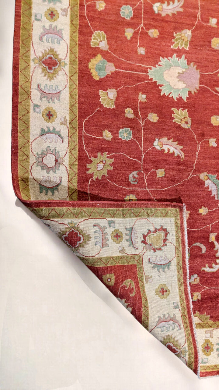 Serenza Sultani Modern Chobi Hand Knotted Wool Rug - Size: 11 x 8.6