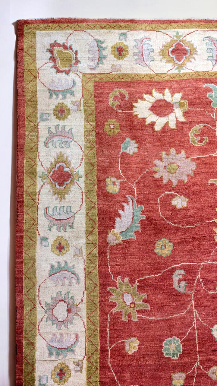 Serenza Sultani Modern Chobi Hand Knotted Wool Rug - Size: 11 x 8.6