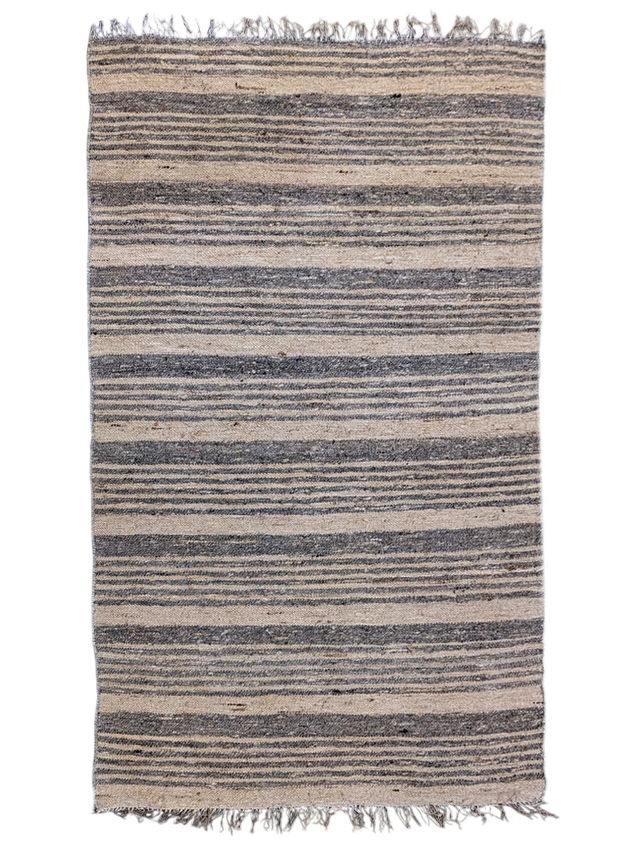 Modern Flatweave Rug - Size: 5.9 x 3.6