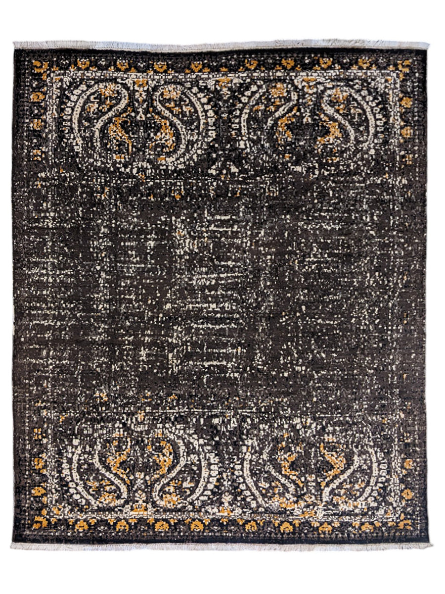 Kaiya Modern Chobi Wool Rug - Size: 10 x 8.2