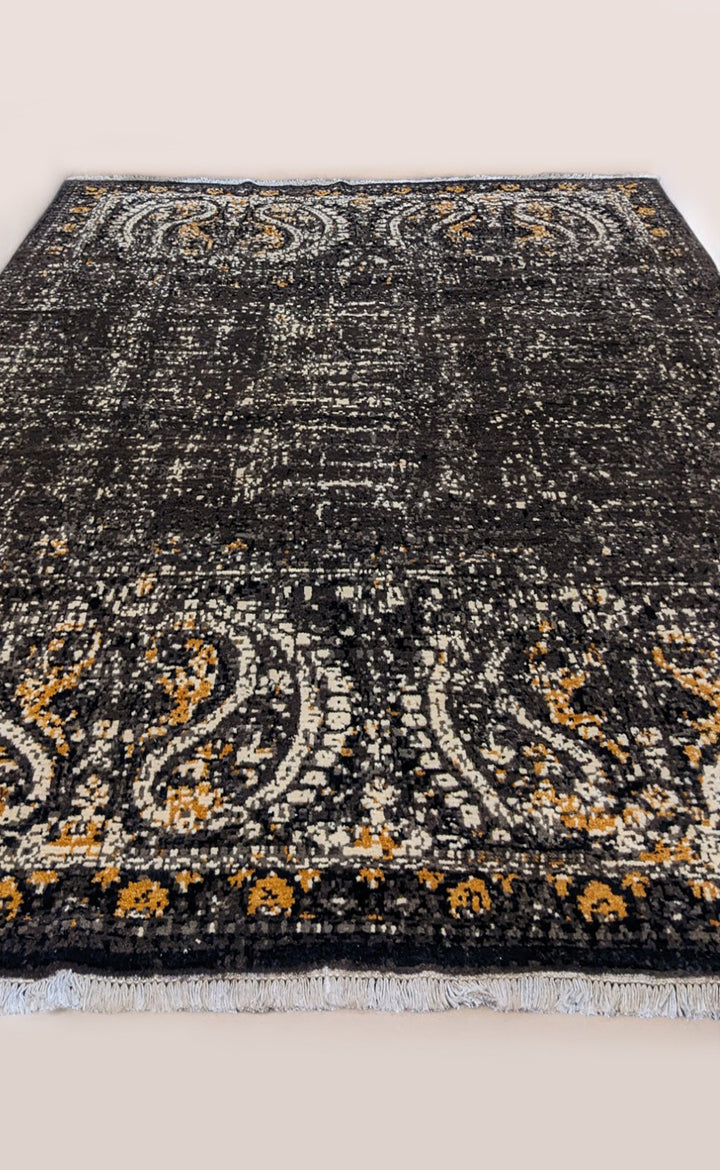 Kaiya Modern Chobi Wool Rug - Size: 10 x 8.2