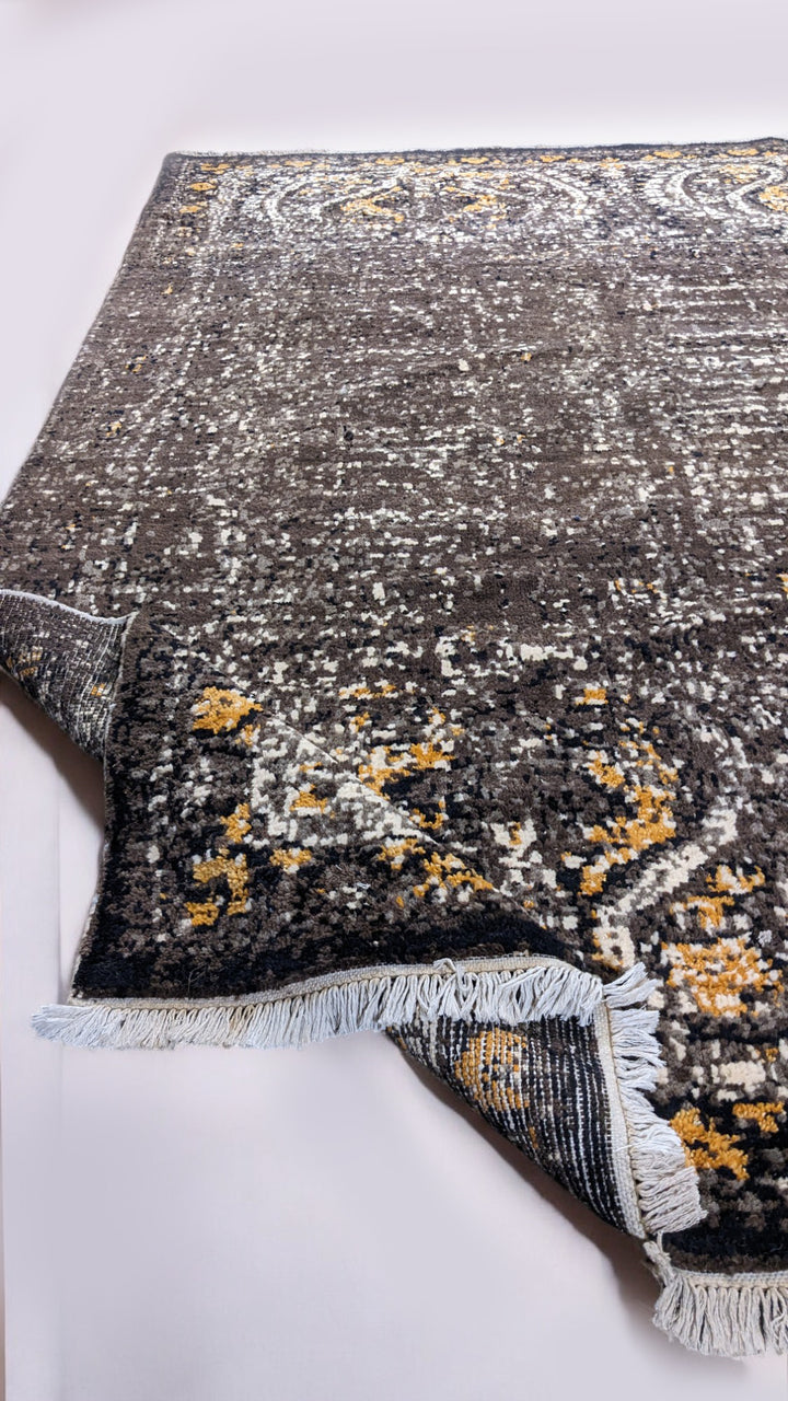 Kaiya Modern Chobi Wool Rug - Size: 10 x 8.2