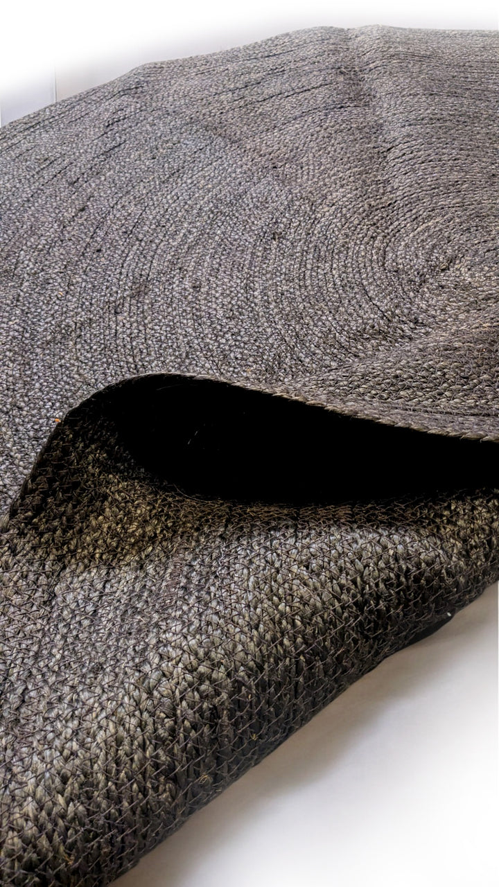 Serenith Turkish Overdyed Hand Woven Natural Jute Rug - Size: 4.8 x 4.8