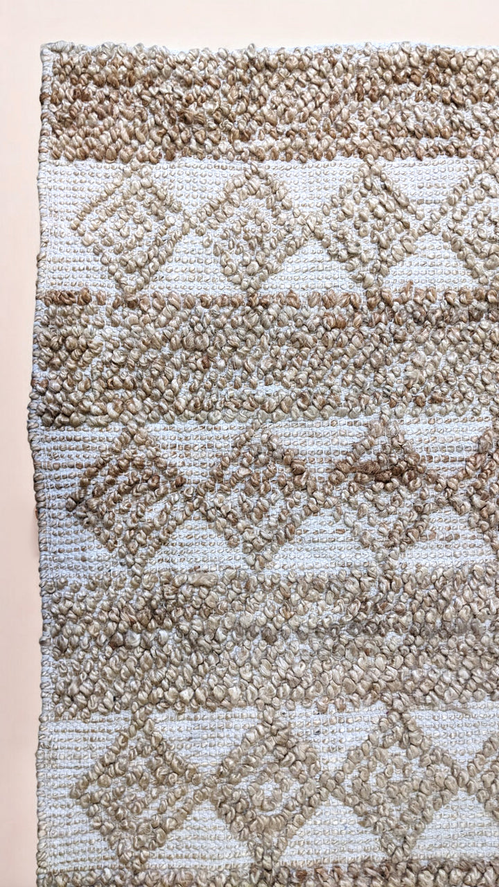 Braided Natural Jute Rug - Size: 7.4 x 4.10