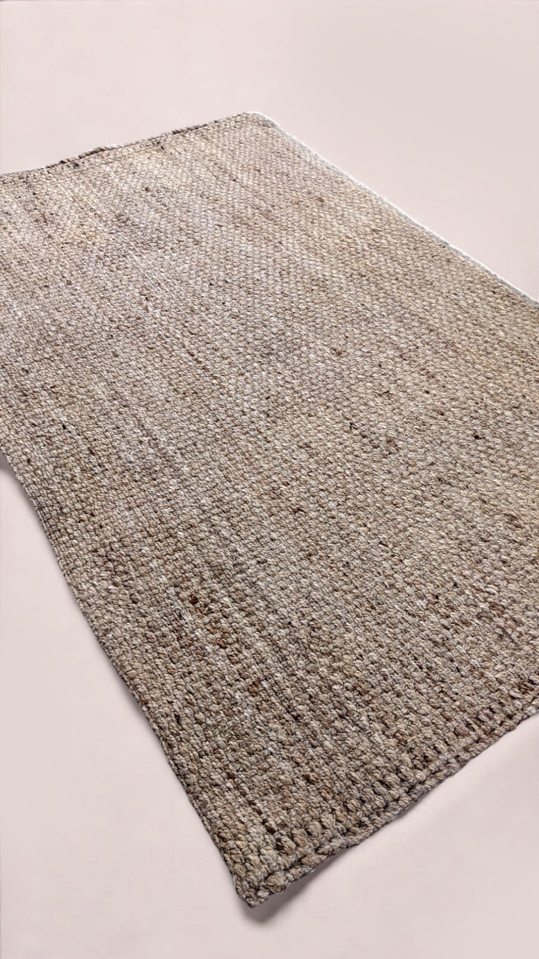 Braided Natural Jute Rug - Size: 8 x 5
