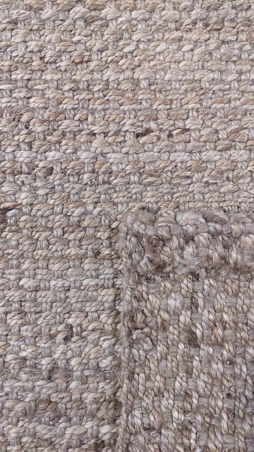 Braided Natural Jute Rug - Size: 8 x 5