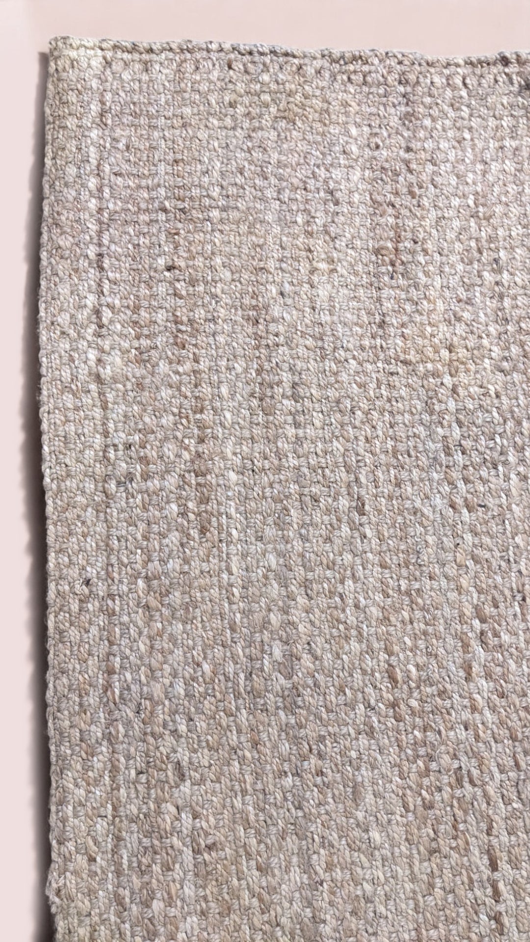 Braided Natural Jute Rug - Size: 8 x 5