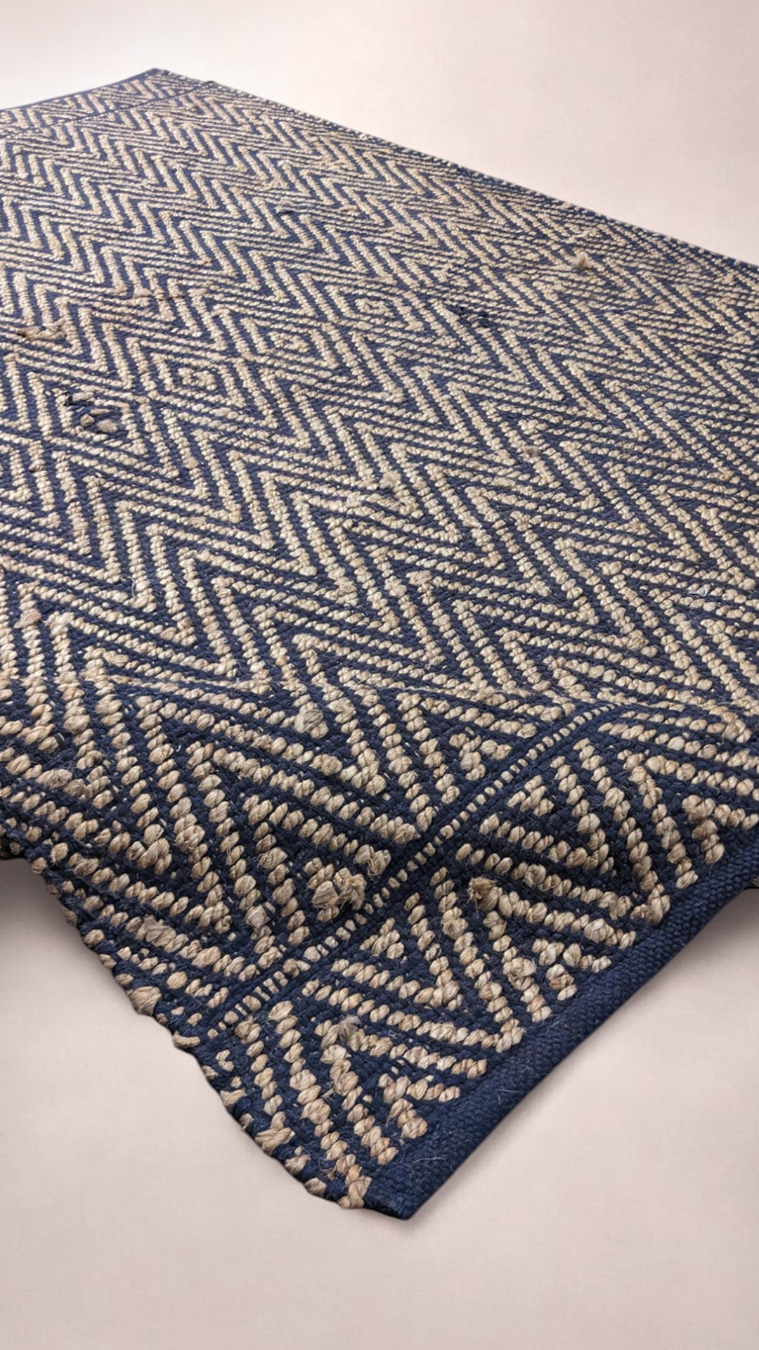 Loop Overdyed Jute Rug - Size: 7.2 x 4.10
