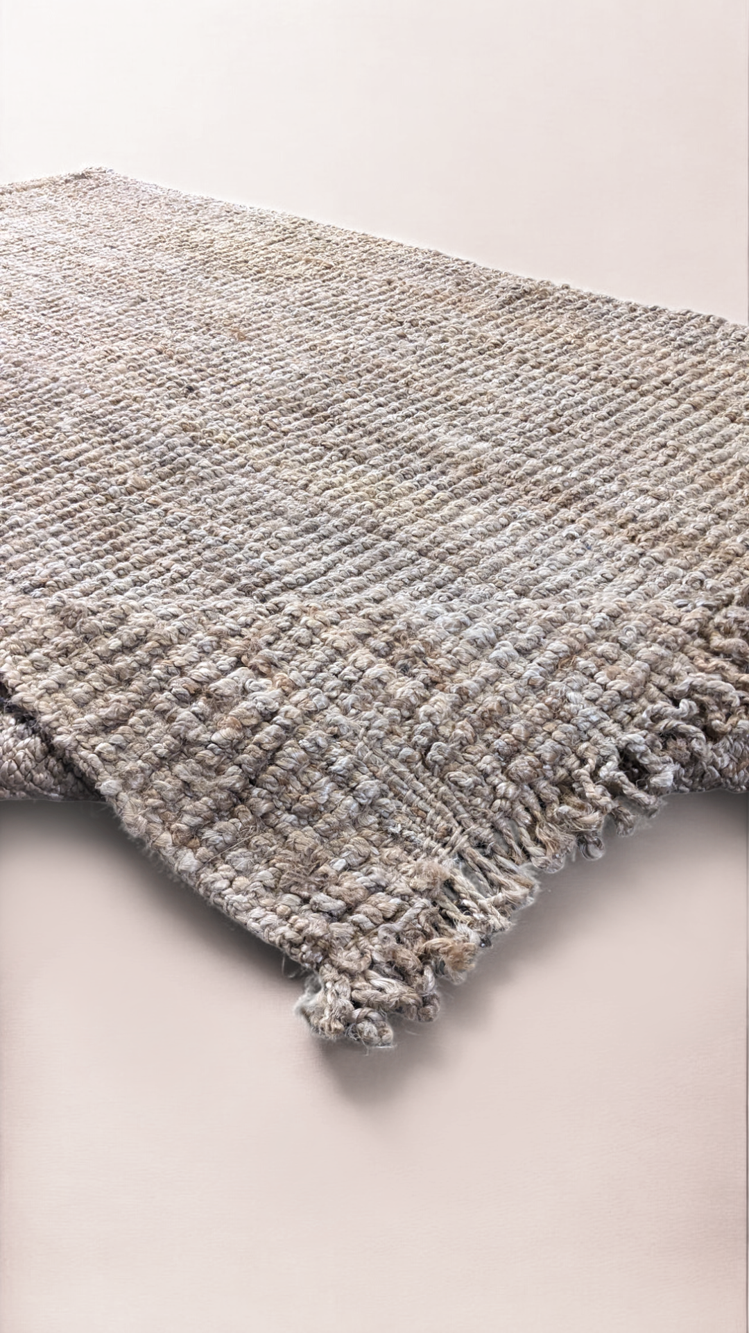 Chunky Natural Jute Rug - Size: 9 x 6
