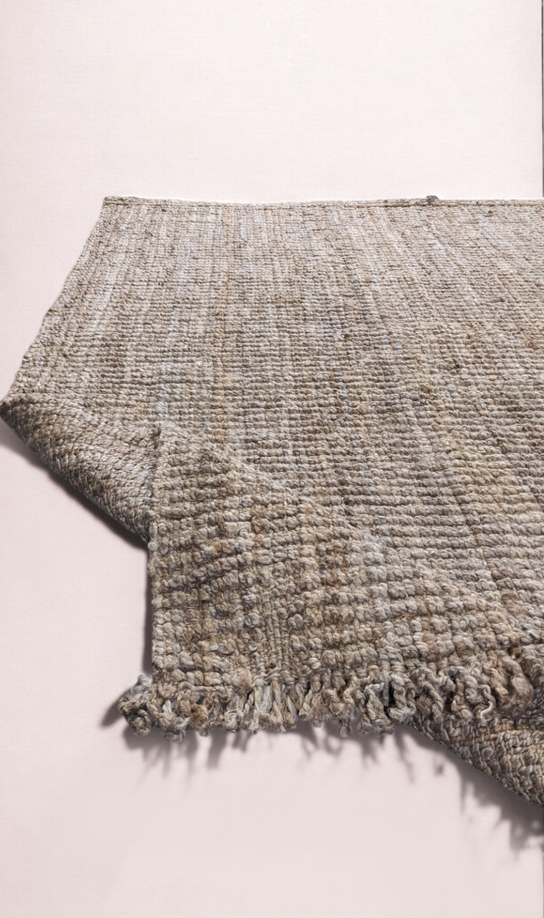 Chunky Natural Jute Rug - Size: 9 x 6