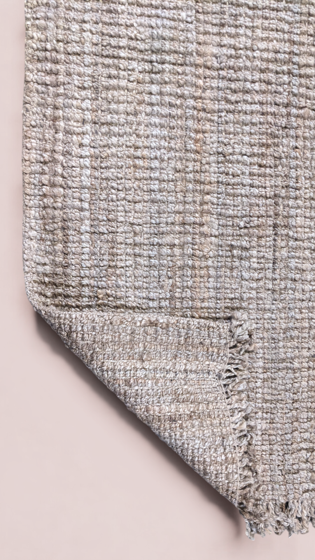 Chunky Natural Jute Rug - Size: 9 x 6