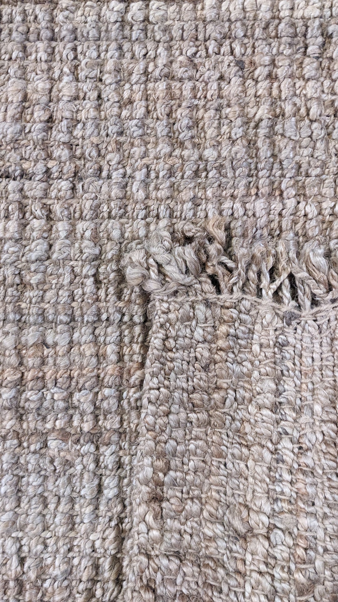 Chunky Natural Jute Rug - Size: 9 x 6