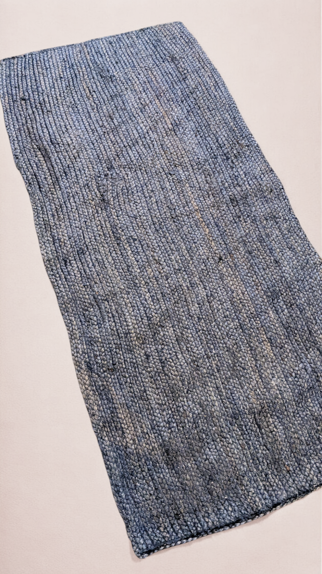 Sakai Turkish Overdyed Hand Woven Natural Jute Runner - Size: 2.7 x 5.10